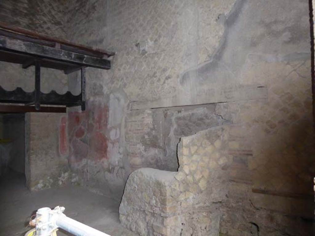 Ins. Orientalis II.9, Herculaneum. October 2015. Looking towards south-east corner of wine shop. Photo courtesy of Michael Binns.